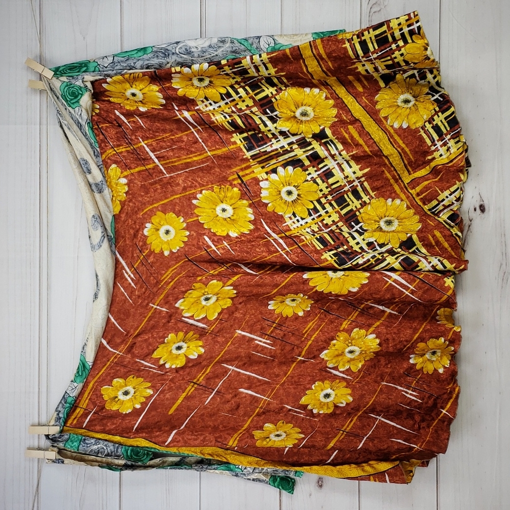 Darn Good Yarn Sari Silk Wrap Skirt Tea Goddess - Picture 6 of 16